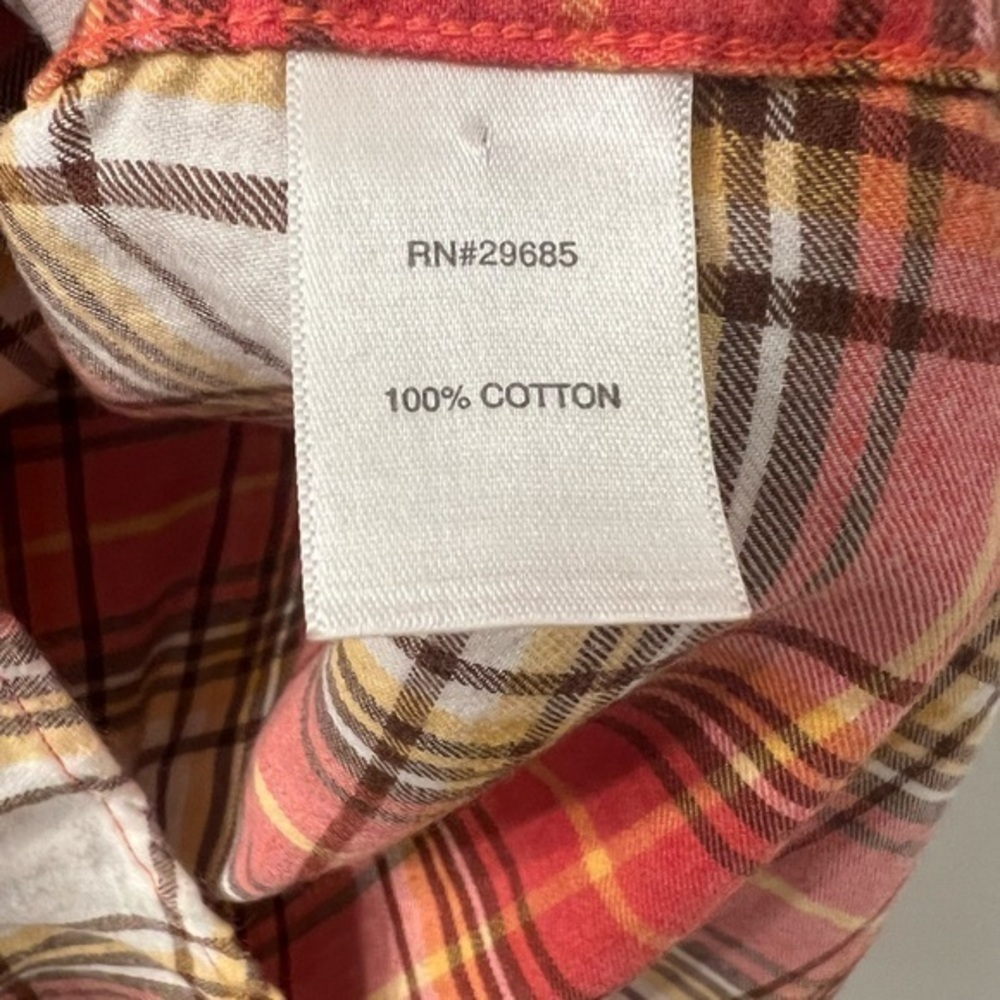 Pendleton Plaid Button Up Women’s Size Medium - image 3